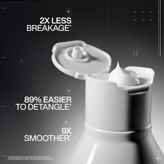 redken acidic bonding concentrate conditioner 1000ml bond repair conditioner for damaged brittle hair strengthens weak bonds hydrates smooths and protects color treated hair with citric acid technology