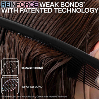 redken acidic bonding concentrate conditioner 300ml bond repair conditioner for damaged hair strengthens weak bonds reduces breakage deeply conditions smooths and protects color treated hair