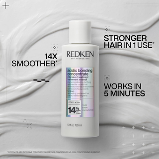 redken acidic bonding concentrate intensive pre treatment 150ml bond repair treatment for damaged hair strengthens broken bonds improves resilience and supports healthier color treated hair care routine