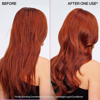redken acidic bonding concentrate lightweight conditioner 190ml liquid conditioner for fine damaged hair weightless bond repair hydration smoothing and color treated hair care product