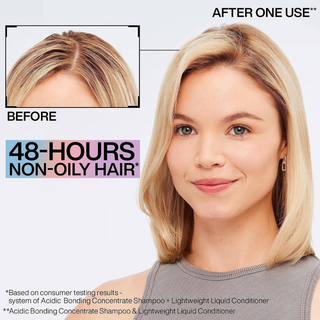redken acidic bonding concentrate lightweight conditioner 190ml liquid conditioner for fine damaged hair weightless bond repair hydration smoothing and color treated hair care product