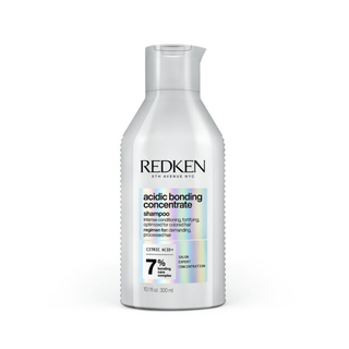 redken acidic bonding concentrate shampoo sulfate free bond repair shampoo for damaged hair strengthening conditioning smoothing color treated hair care with citric acid technology
