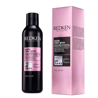 redken acidic color gloss activated glass gloss treatment 237ml weekly glossing treatment for color treated hair enhances shine smooths cuticle protects color vibrancy and leaves hair silky soft and glossy