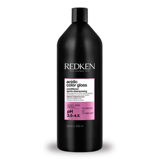 redken acidic color gloss conditioner 1000ml professional gloss conditioner for color treated hair enhances shine maintains color vibrancy deeply conditions and seals the cuticle for smooth radiant hair