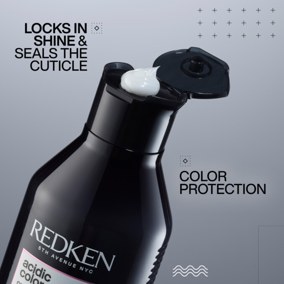 redken acidic color gloss conditioner 300ml gloss enhancing conditioner for color treated hair provides shine color protection cuticle sealing and deep conditioning for smooth radiant hair