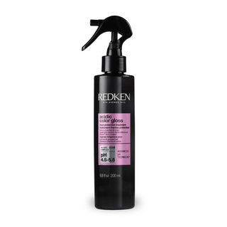 redken acidic color gloss heat protection leave in treatment 200ml heat protectant spray for color treated hair enhances shine boosts hydration detangles hair and protects from heat styling up to 450 degrees fahrenheit