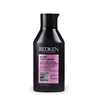 redken acidic color gloss sulfate free shampoo 300ml color protection shampoo for color treated hair enhances shine seals cuticle and gently cleanses for vibrant glossy healthy looking hair