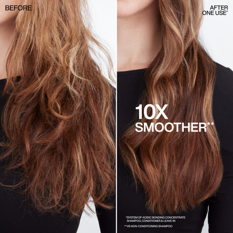 redken acidic perfecting concentrate leave in treatment 150ml bond repair hair treatment with heat protection for damaged hair reduces breakage smooths split ends and protects color treated hair