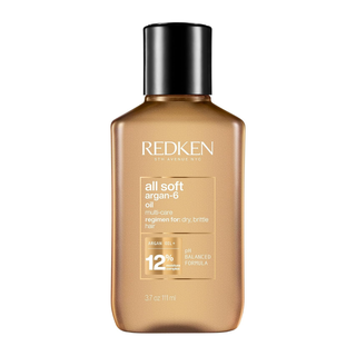 redken all soft argan 6 oil 111ml multi care hair oil for dry frizzy hair enriched with argan oil helps nourish soften smooth and protect hair from heat damage while boosting shine and manageability