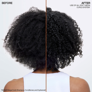 redken all soft mega curls shampoo 1000ml hydrating shampoo for curly and coily hair sulfate free silicone free formula helps nourish define and moisturize dry curls while improving softness and shine