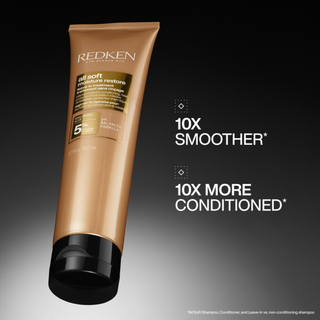 redken all soft moisture restore leave in treatment 150ml hydrating hair treatment with hyaluronic acid provides heat protection controls frizz smooths split ends and helps retain moisture for dry brittle hair