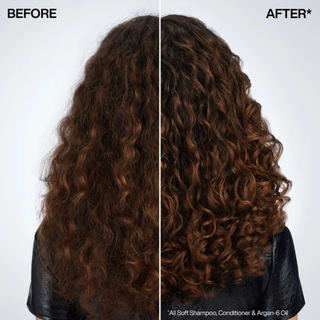 redken all soft moisturising conditioner 300ml hydrating conditioner for dry brittle hair with argan oil helps soften smooth and nourish hair while boosting shine and manageability