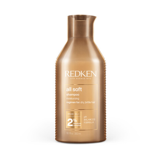 redken all soft moisturising shampoo 300ml hydrating shampoo for dry brittle hair with argan oil gently cleanses replenishes moisture softens hair and enhances shine for healthier looking hair