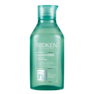 redken amino mint scalp shampoo 300ml clarifying scalp care shampoo with mint helps remove buildup excess oil and impurities while refreshing balancing and cleansing hair and scalp for a healthier feel
