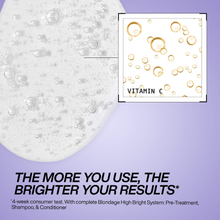redken blondage high bright conditioner 300ml brightening conditioner for blonde and highlighted hair with vitamin c helps restore shine remove dullness and maintain salon fresh blonde tones between appointments