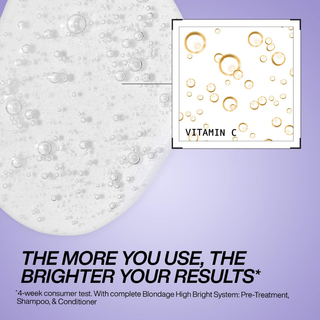 redken blondage high bright conditioner 300ml brightening conditioner for blonde and highlighted hair with vitamin c helps restore shine remove dullness and maintain salon fresh blonde tones between appointments