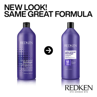 redken color extend blondage conditioner 1000ml purple toning conditioner for blonde and highlighted hair helps neutralize brassiness moisturize strands and strengthen hair with citric acid and violet pigments