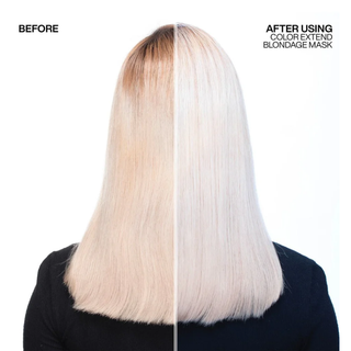 redken color extend blondage express anti brass mask 250ml purple toning hair mask for blonde and highlighted hair helps neutralize yellow tones reduce brassiness strengthen hair and provide deep conditioning in 5 minutes