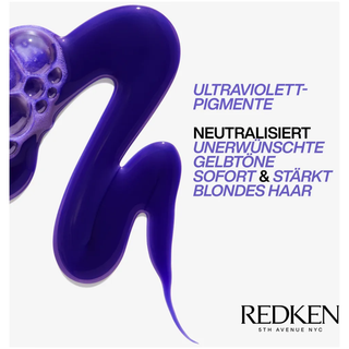 redken color extend blondage shampoo 300ml purple toning shampoo for blonde and highlighted hair helps neutralize brassiness strengthen hair and maintain cooler brighter blonde tones with violet pigments and citric acid
