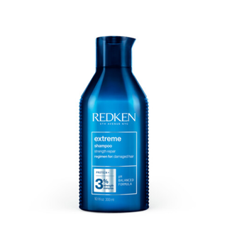 redken extreme strength repair shampoo 300ml strengthening shampoo for damaged hair helps cleanse fortify weakened strands reduce breakage restore shine and improve hair strength with amino acids arginine and citric acid