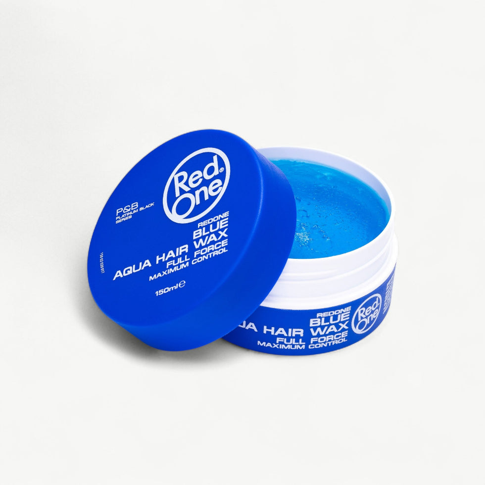 Red One blue aqua hair wax 150ml full force maximum control strong hold styling wax