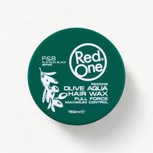 Red One olive aqua hair wax 150ml full force maximum control strong hold natural shine styling wax