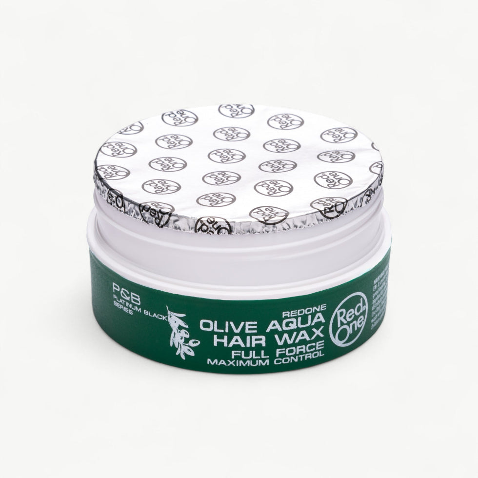 Red One olive aqua hair wax 150ml full force maximum control strong hold natural shine styling wax