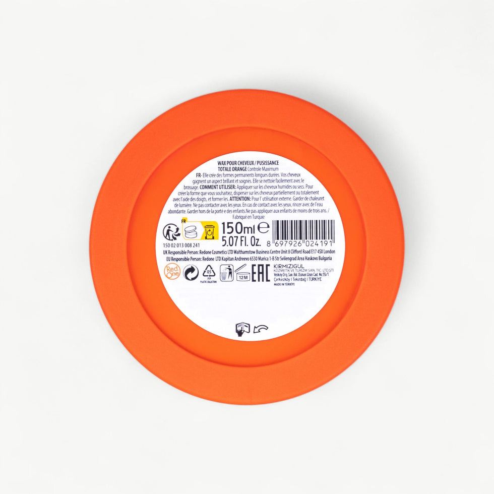 Red One orange aqua hair gel wax 150ml full force maximum control strong hold styling wax