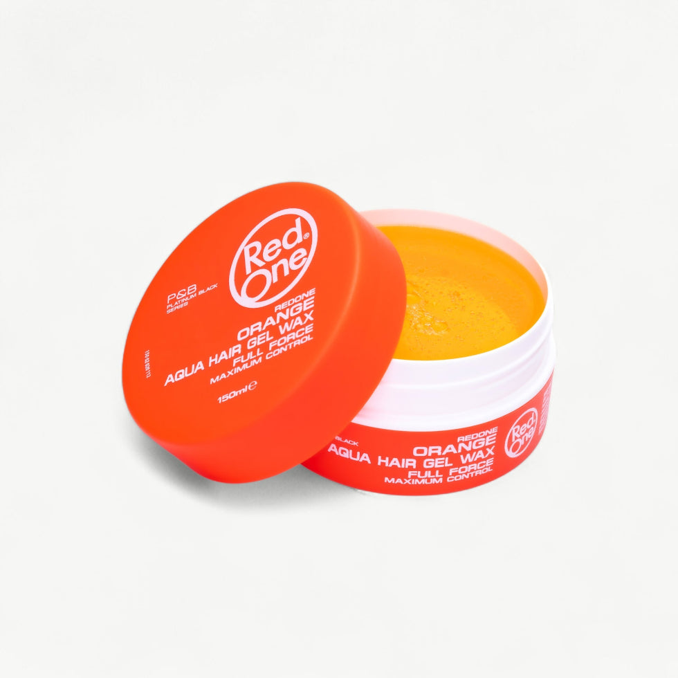 Red One orange aqua hair gel wax 150ml full force maximum control strong hold styling wax