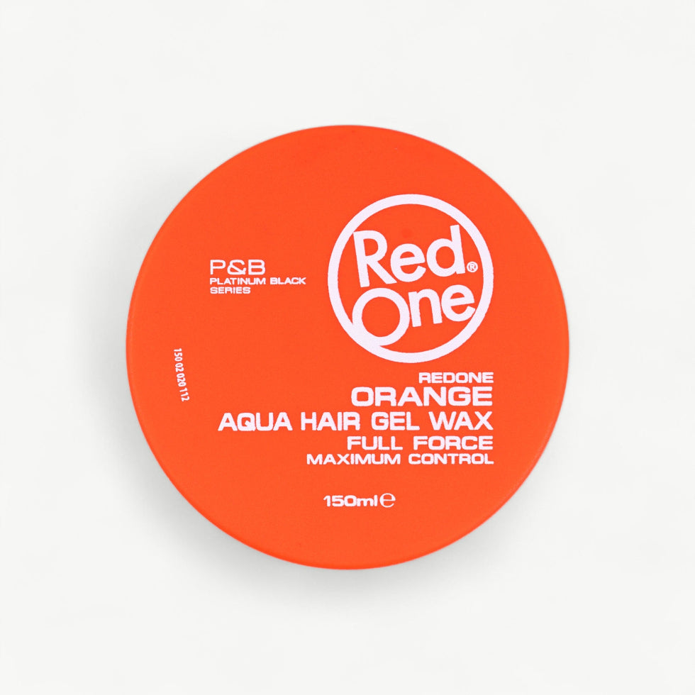 Red One orange aqua hair gel wax 150ml full force maximum control strong hold styling wax