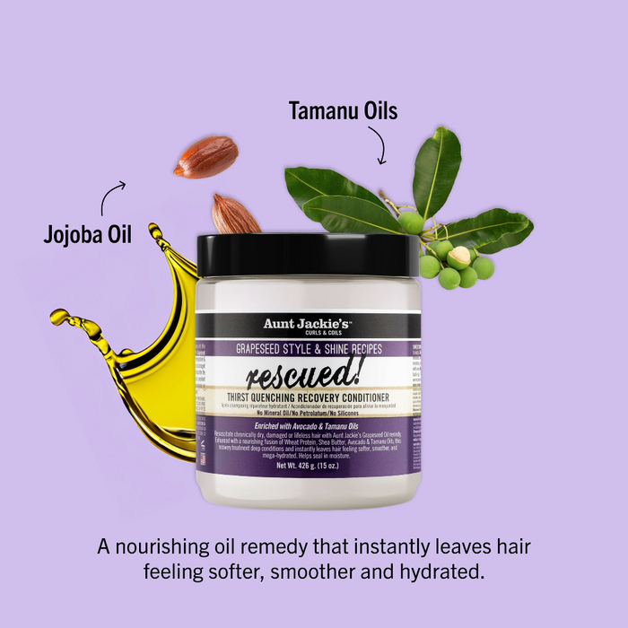 Aunt Jackie's Rescued Revitalisant de récupération désaltérant 426 g/15 oz