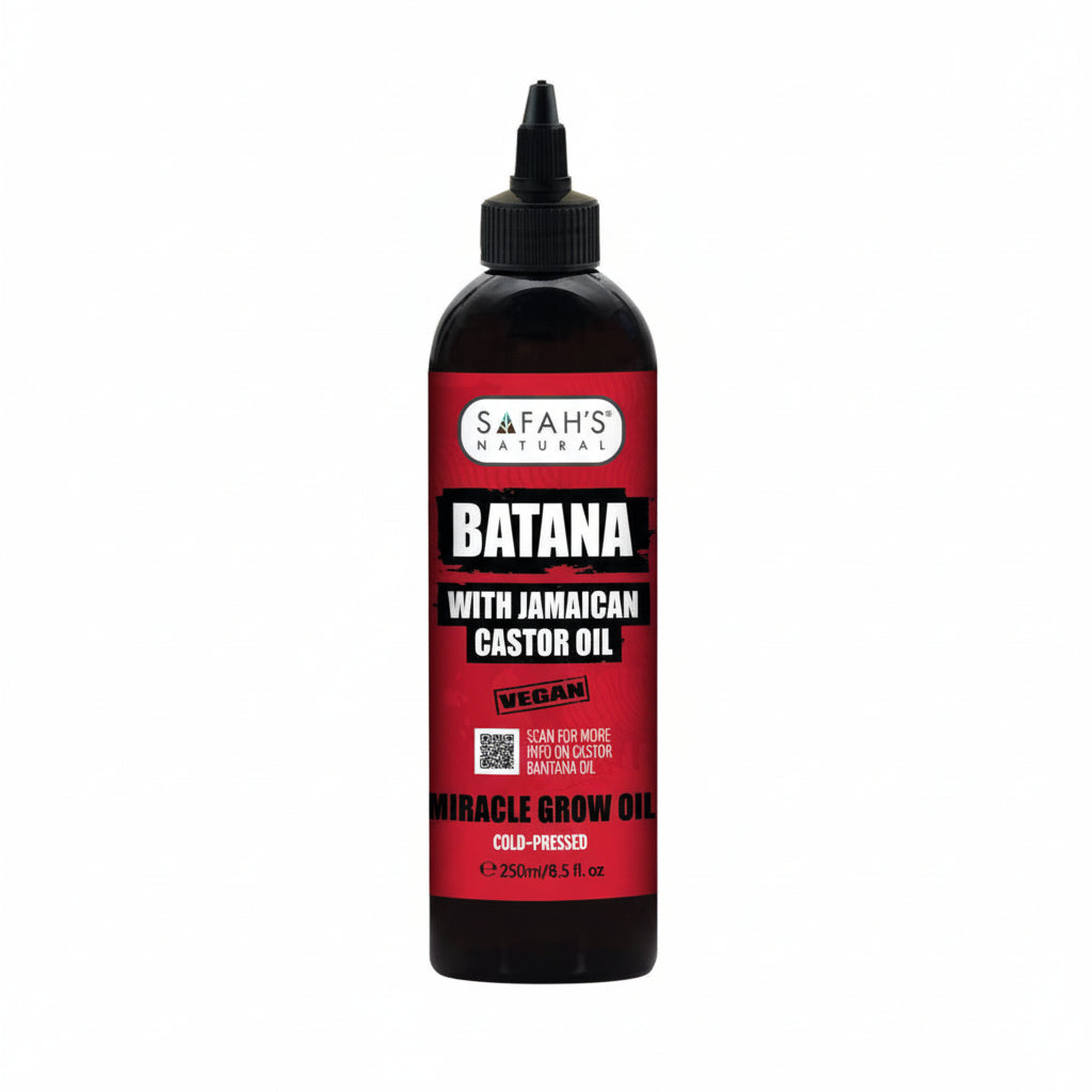 Safah’s Naturals Batana & Jamaican Castor Oil 250ml | Miracle Hair Growth Oil