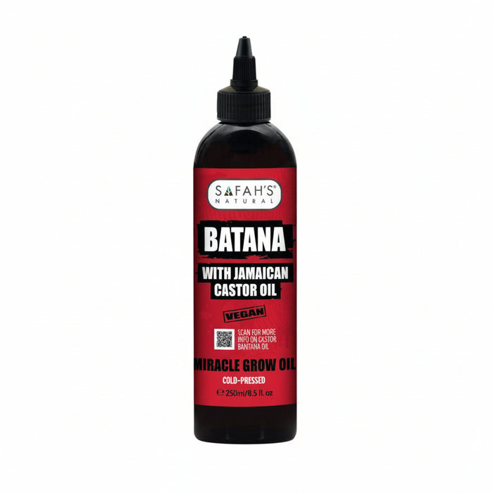 Safah’s Naturals Batana & Jamaican Castor Oil 250ml | Miracle Hair Growth Oil