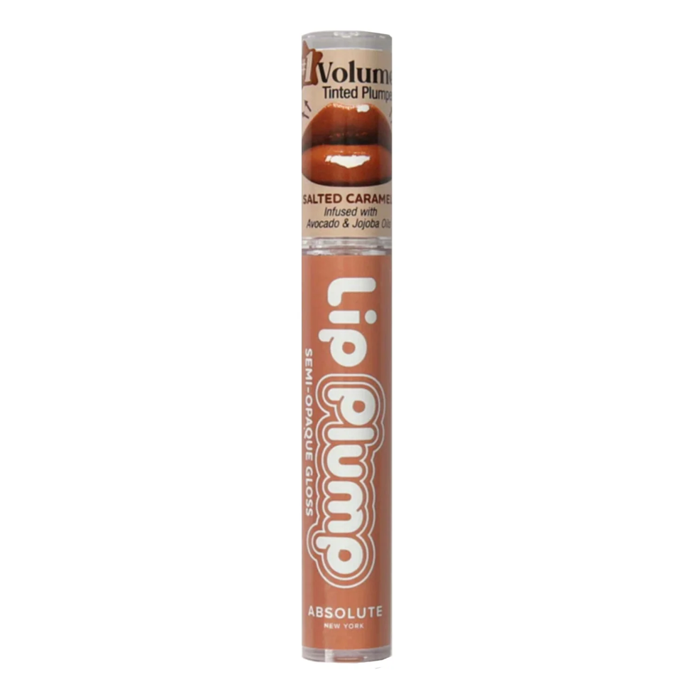 absolute new york lip plump semi opaque gloss hydrating plumping shine fuller glossy lips