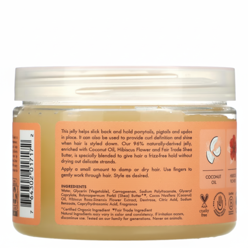 shea moisture coconut hibiscus kids styling jelly frizz free hold shine soft defined hair
