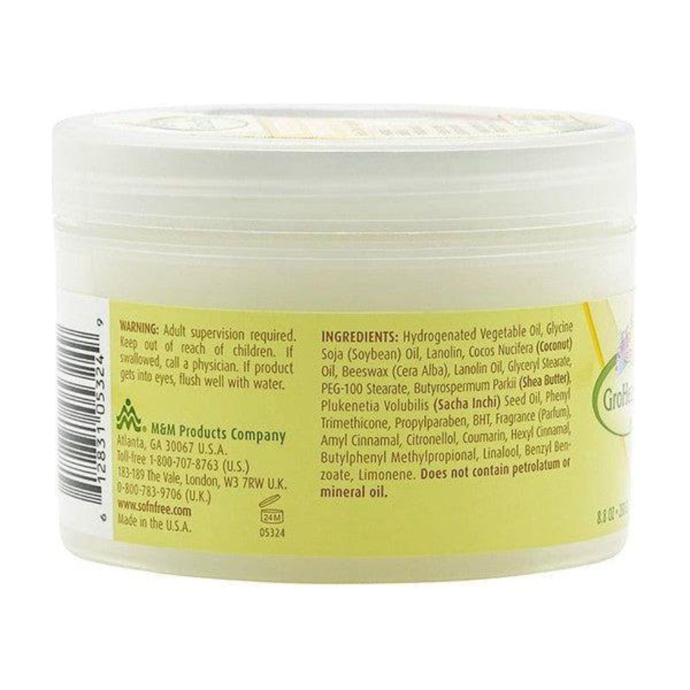 sofn free gro shea butter damage repair treatment 250g deep restore dry damaged frizzy hair soft smooth healthy hair care