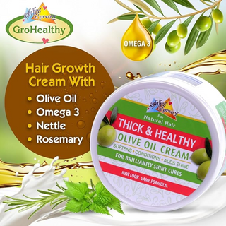 sofn free n pretty olive oil cream 8.8oz softens conditions and adds shine for thick healthy smooth hair