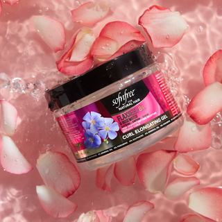 Sofnfree Flaxseed Oil & Rosewater Curl Elongating Gel 325ml | Defined, Juicy Curls