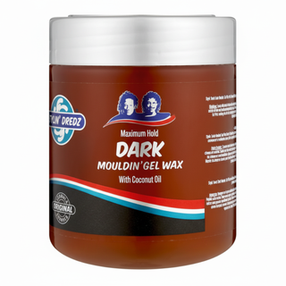 stylin dredz dark mouldin gel wax 500ml coconut oil maximum hold hair styling wax locs twists