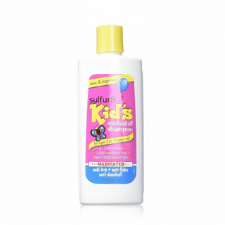 sulfur8 kids anti dandruff shampoo 222ml gentle scalp care flake control soothing kids hair shampoo