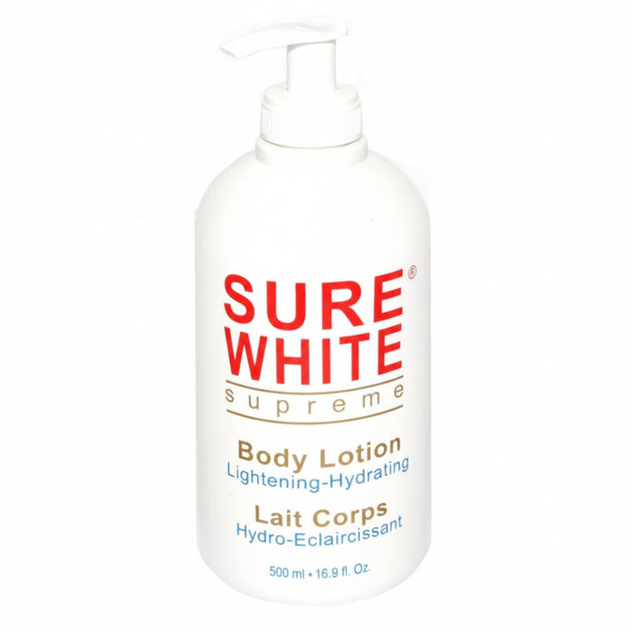 Sure White Supreme Lightening Hydrating Body Lotion 500ml | Bright Skin Care