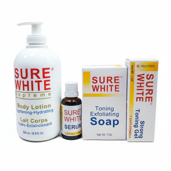 Sure White Supreme Lightening Hydrating Body Lotion 500ml | Bright Skin Care