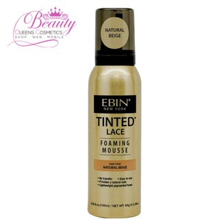 EBIN Tinted Lace Foaming Mousse 100ml  Dark, Medium, Natural Beige Shades