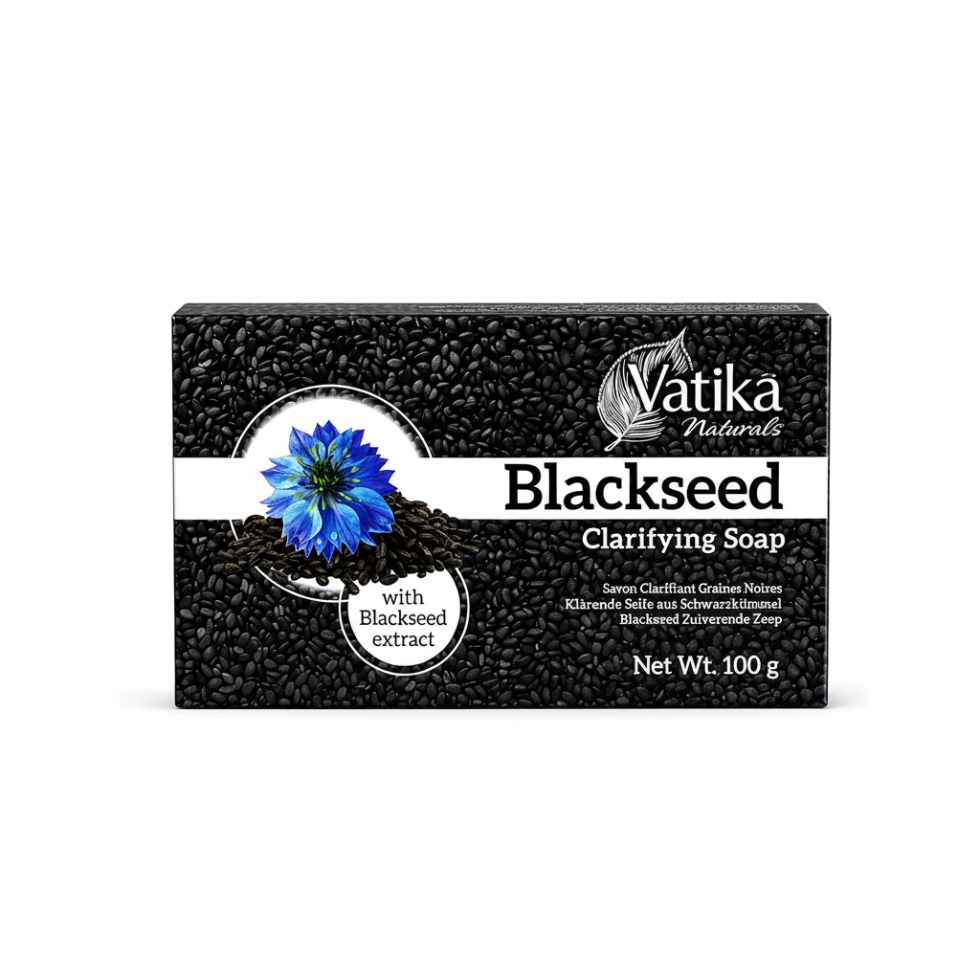 vatika naturals black seed soap 100g clarifying acne control herbal soap for clean fresh balanced and healthy looking skin