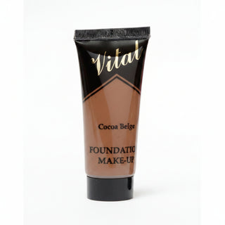 vital moisturizing semi matte full cover foundation flawless skin makeup hydrating long lasting liquid foundation natural glow smooth airbrushed finish cosmetic product