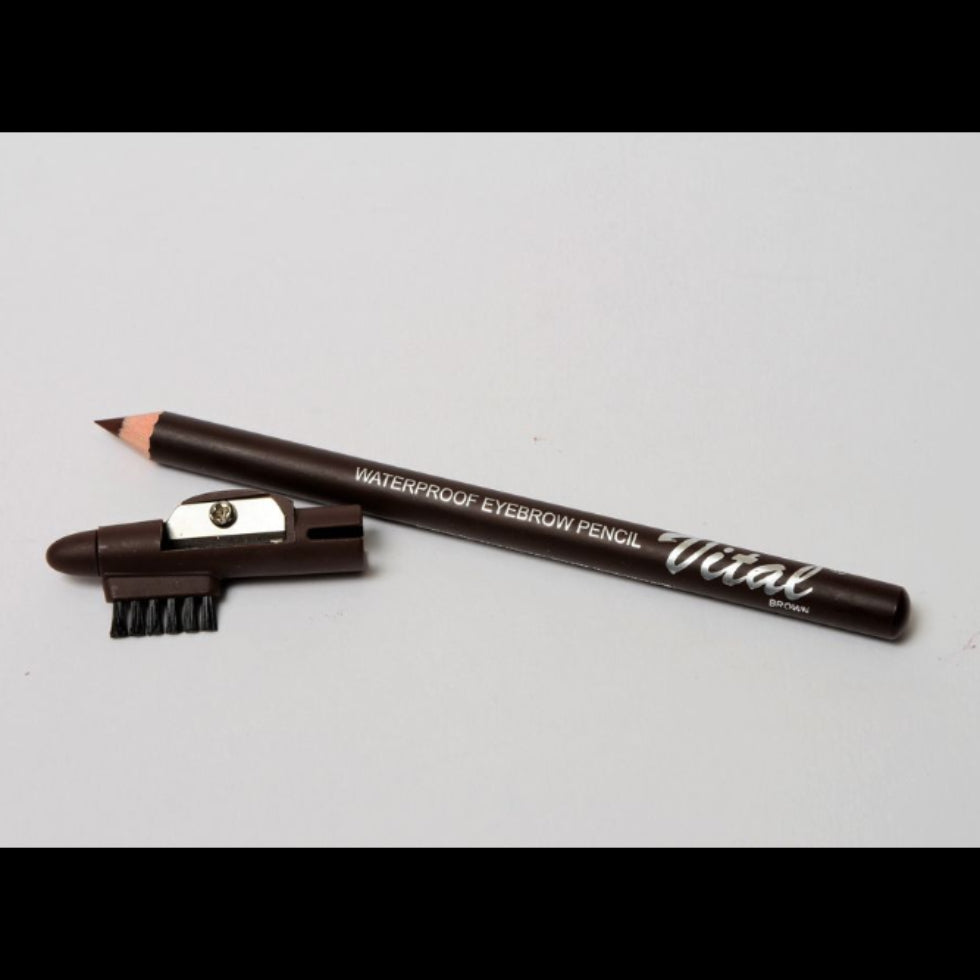 vital waterproof eyebrow pencil smudge proof brow definer with spoolie for natural defined and long lasting eyebrows makeup