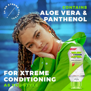 xtreme pro expert clear hair gel 500g alcohol free strong hold clean finish no flakes